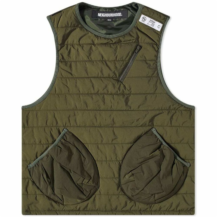 Photo: Neighborhood Men's Puff Tactical Vest in Olive Drab