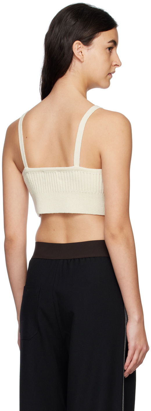 HALFBOY Off-White V-Neck Tank Top