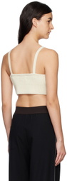 HALFBOY Off-White V-Neck Tank Top