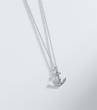 Mateo Anchor Lock Small sterling silver chain necklace