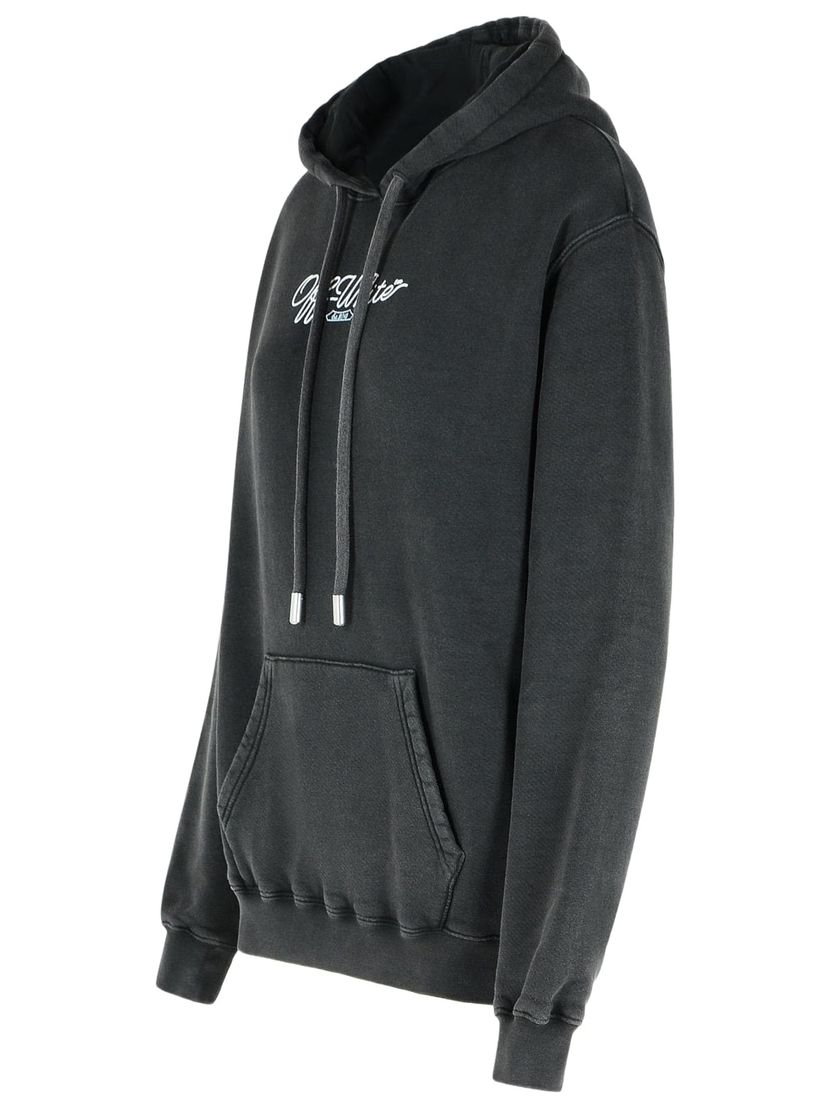 Off-White Black Cotton Sweatshirt