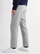 Thom Browne - Striped Linen Trousers - Gray