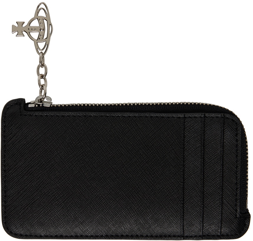 Vivienne Westwood Black Zip Card Holder Vivienne Westwood