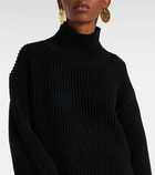 Jil Sander Ribbed-knit wool turtleneck sweater