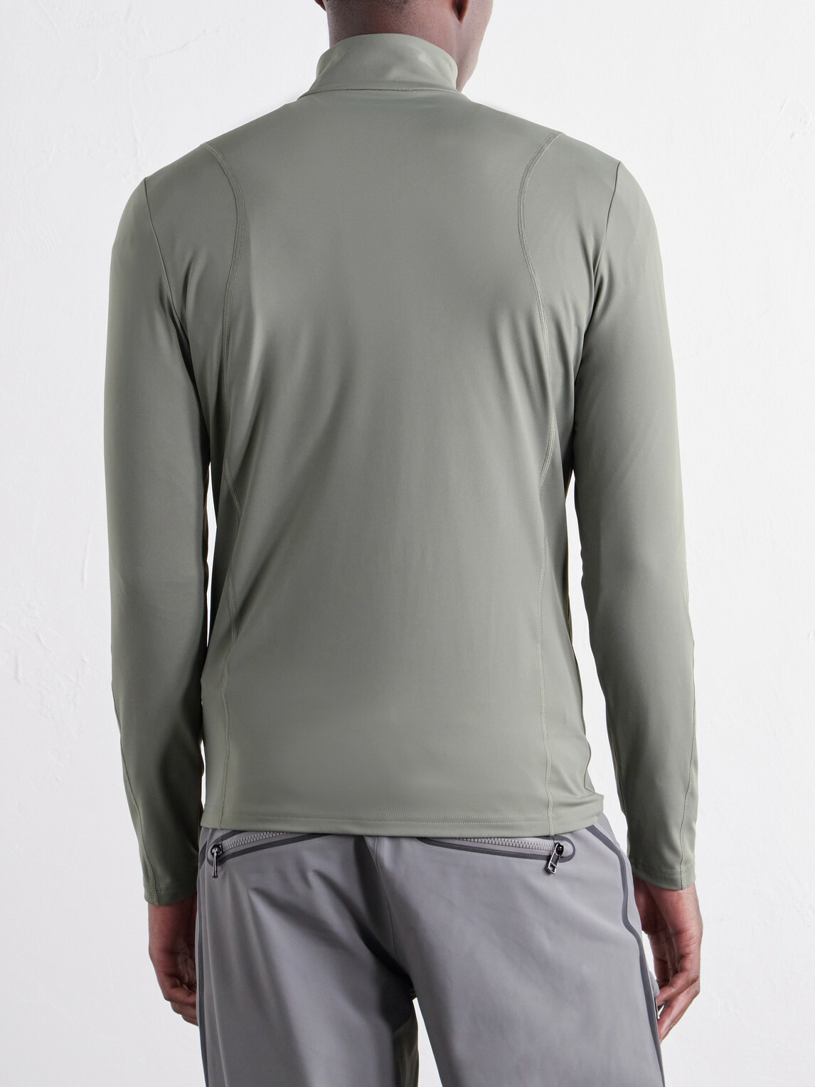 BOGNER - Harry Stretch-Jersey Half-Zip Ski Mid-Layer - Green