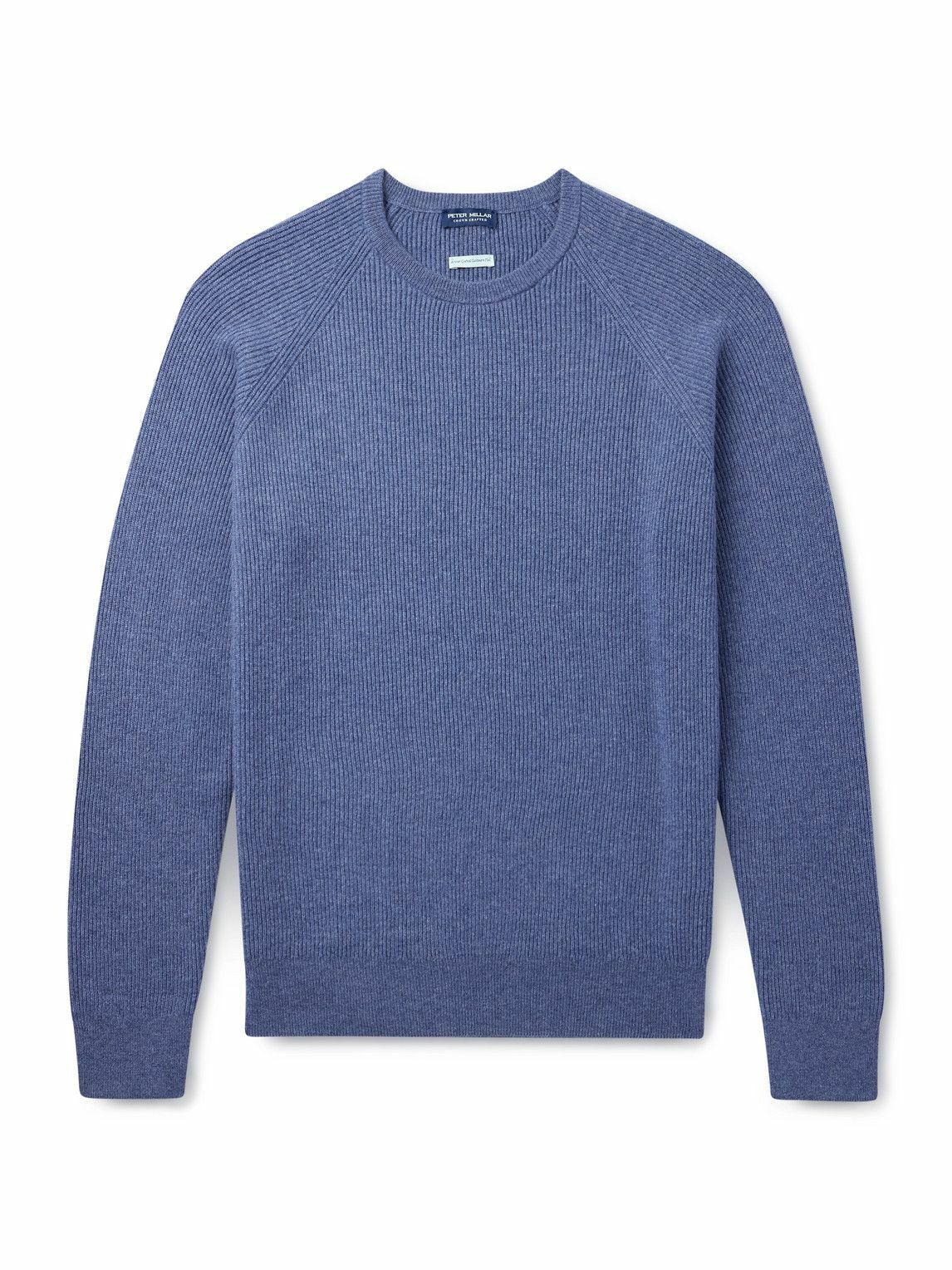 Peter Millar - Ribbed Cashmere-Blend Sweater - Blue