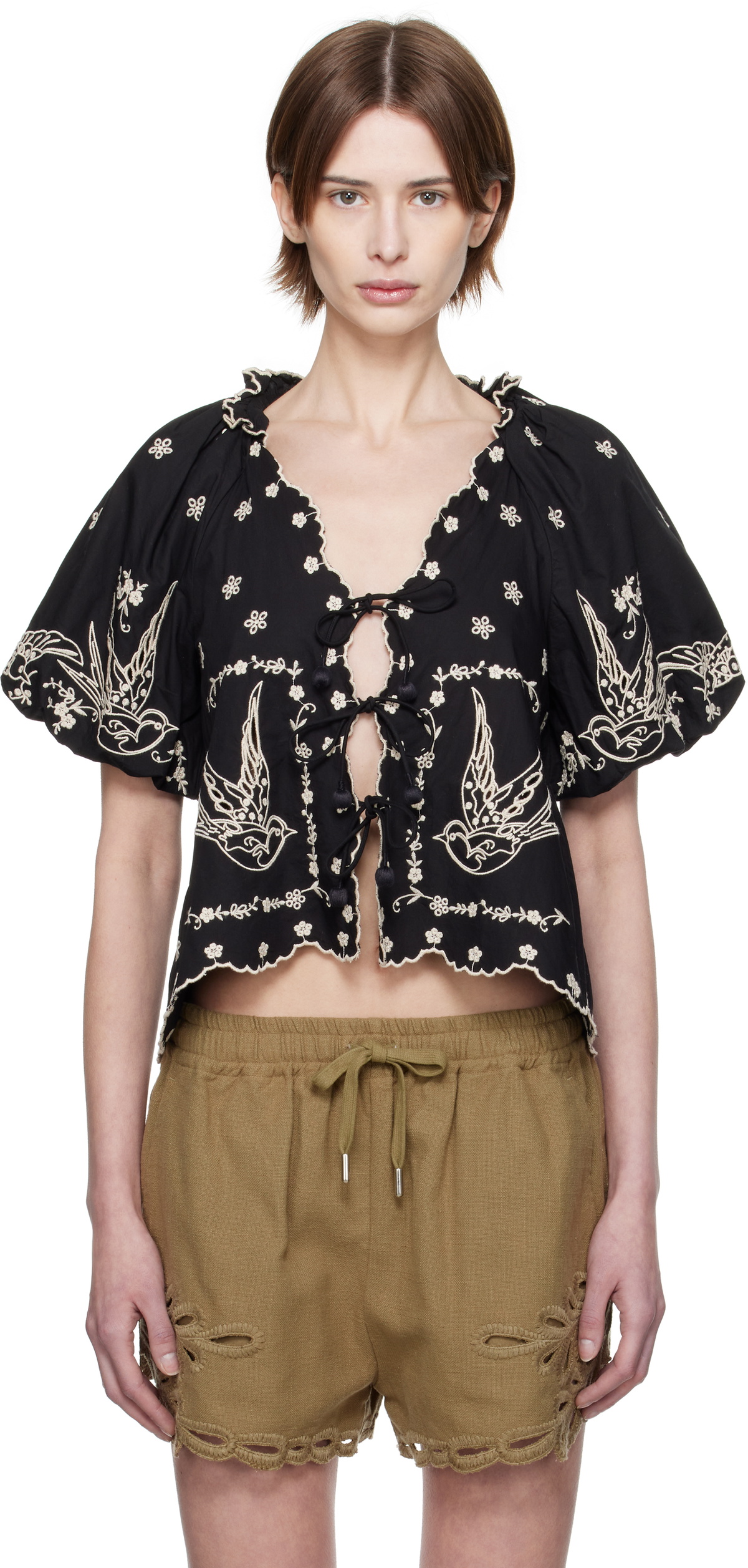 SEA NY Black Kingsley Shirt