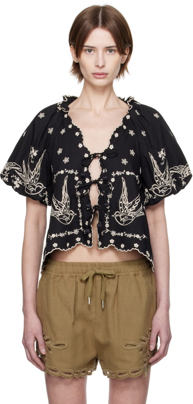 Photo: SEA NY Black Kingsley Shirt