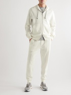 Brunello Cucinelli - Cotton-Blend Jersey Zip-Up Hoodie - White