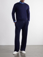 Mr P. - Cashmere and Silk-Blend Sweater - Blue