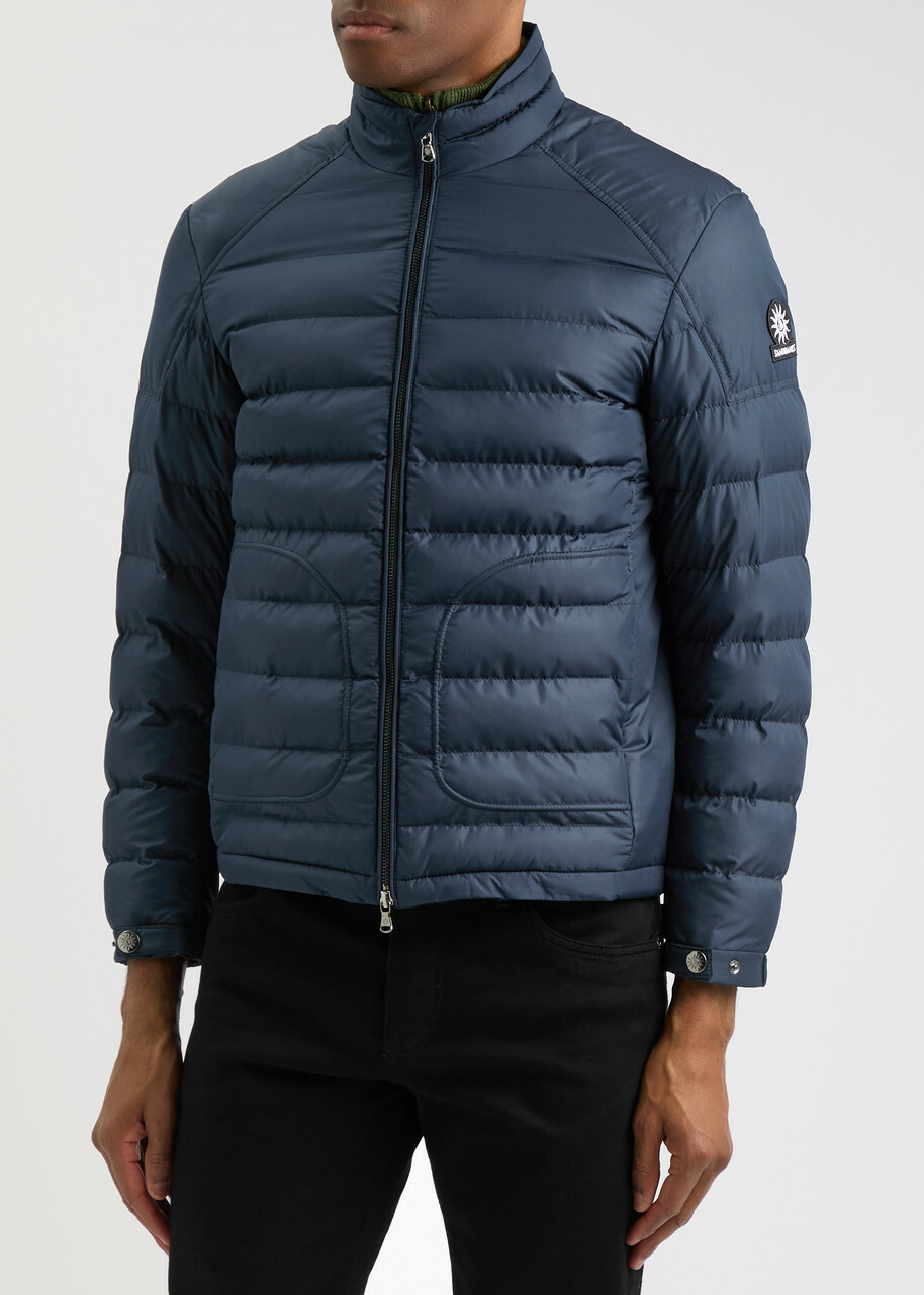 Sandbanks Logo Quilted Shell Jacket