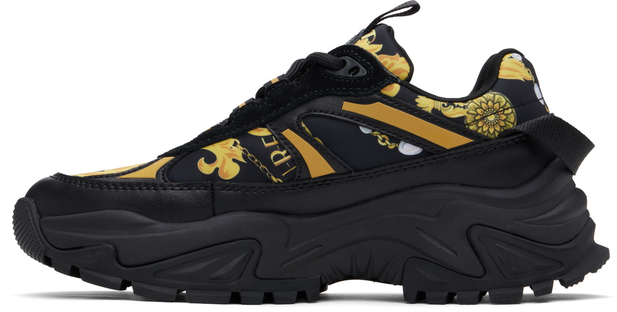 Versace Jeans Couture Black Hiker Low Top Sneakers