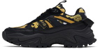 Versace Jeans Couture Black Hiker Low Top Sneakers