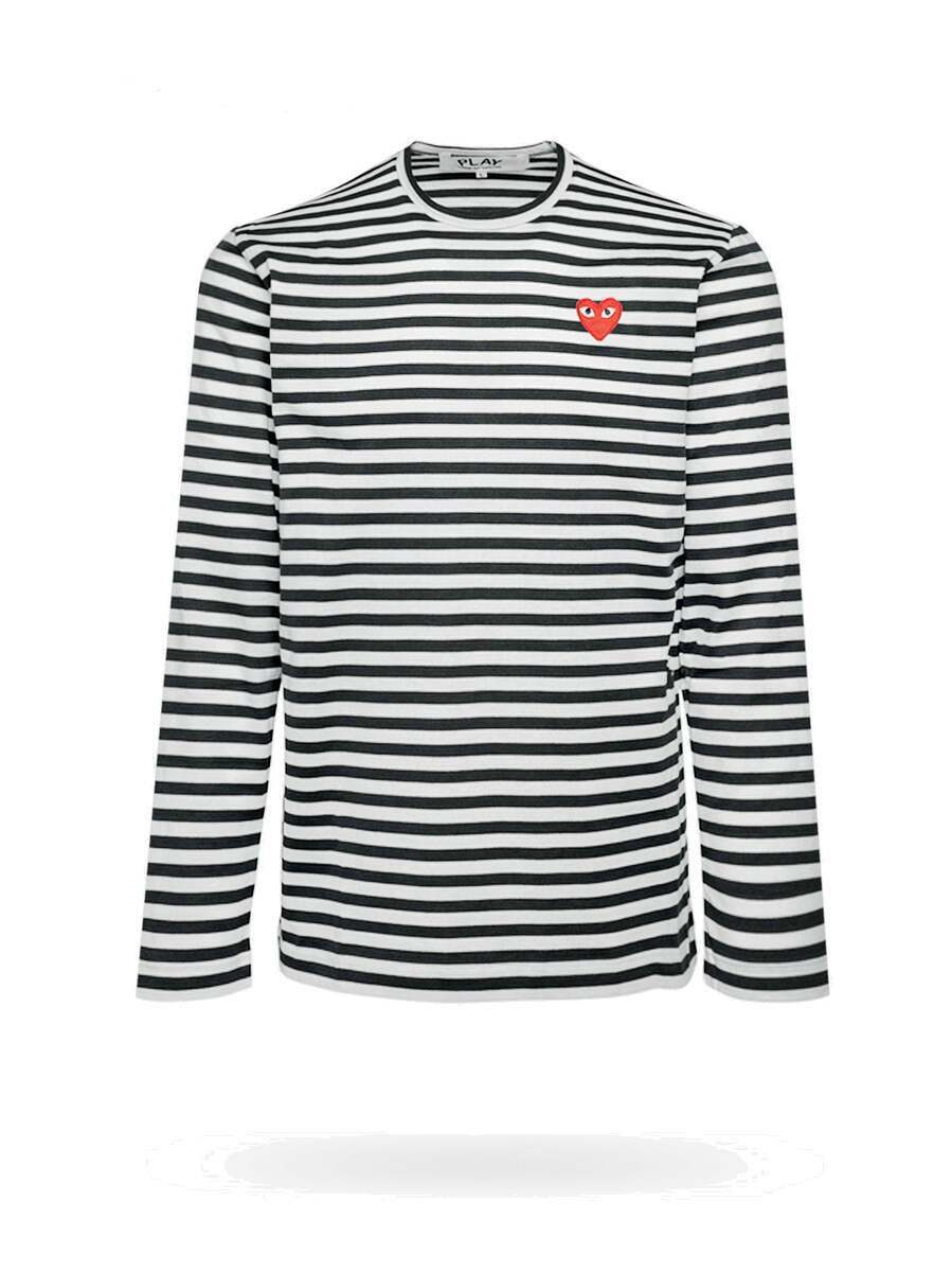 Comme Des Garçons Play T Shirt Black Mens Comme des Garcons Play