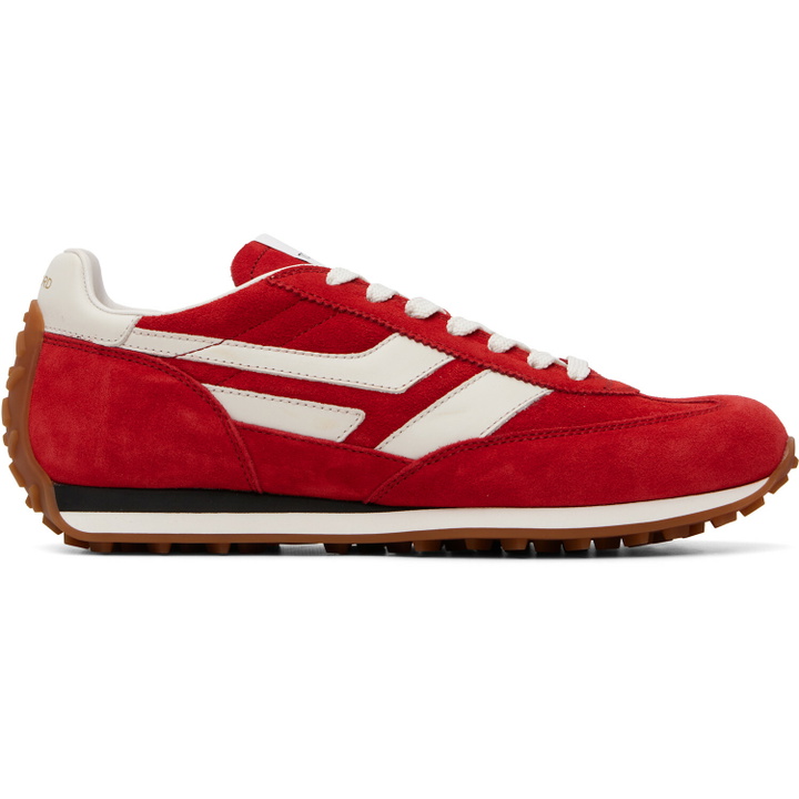 Photo: TOM FORD Red Suede Mick Sneakers