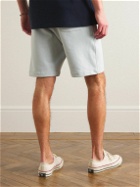 Orlebar Brown - Frederick Straight-Leg Cotton-Jersey Drawstring Shorts - Blue