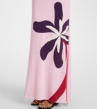 Cala de la Cruz Amay floral jersey maxi dress