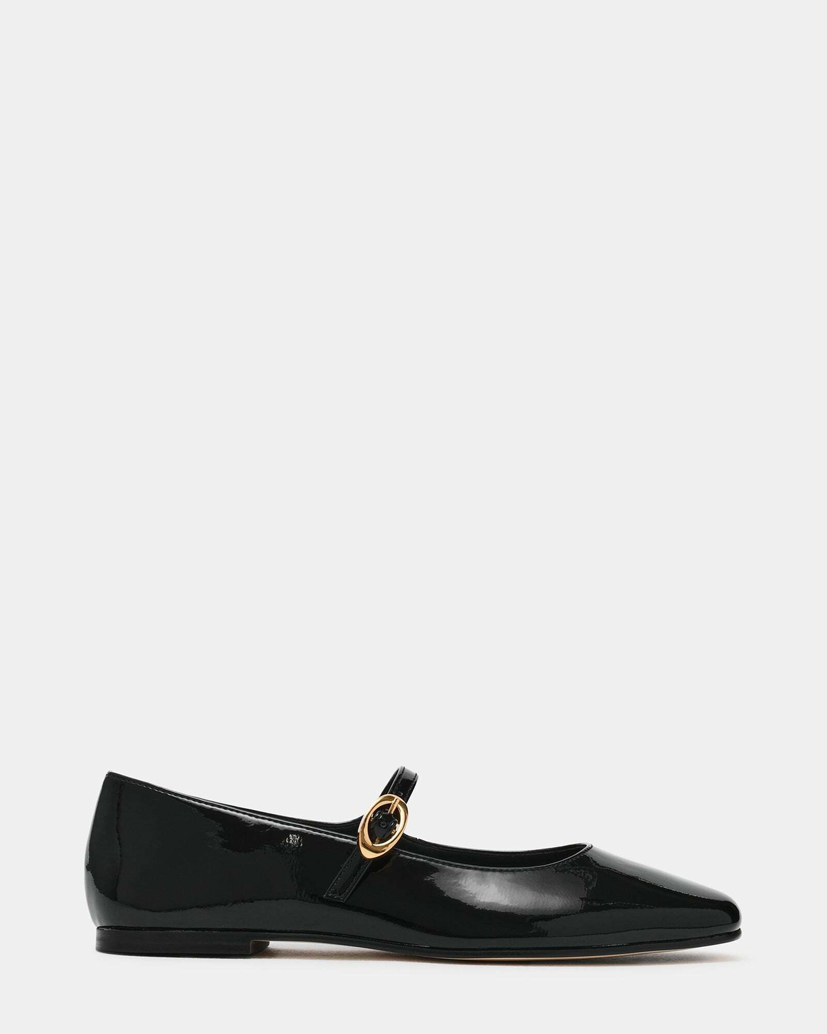 Steve Madden Lolli Flats in Black Patent