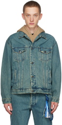Song for the Mute Blue Worker Denim Jacket