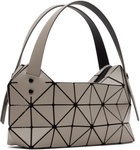 BAO BAO ISSEY MIYAKE Taupe Boston Bag