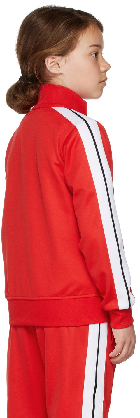 新着 関税送料込み Palm Angels Kids ロゴ パファージャケット Pink Track jacket with logo Palm Angels