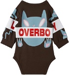 Charles Jeffrey Loverboy SSENSE Exclusive Baby Brown Cat Bodysuit