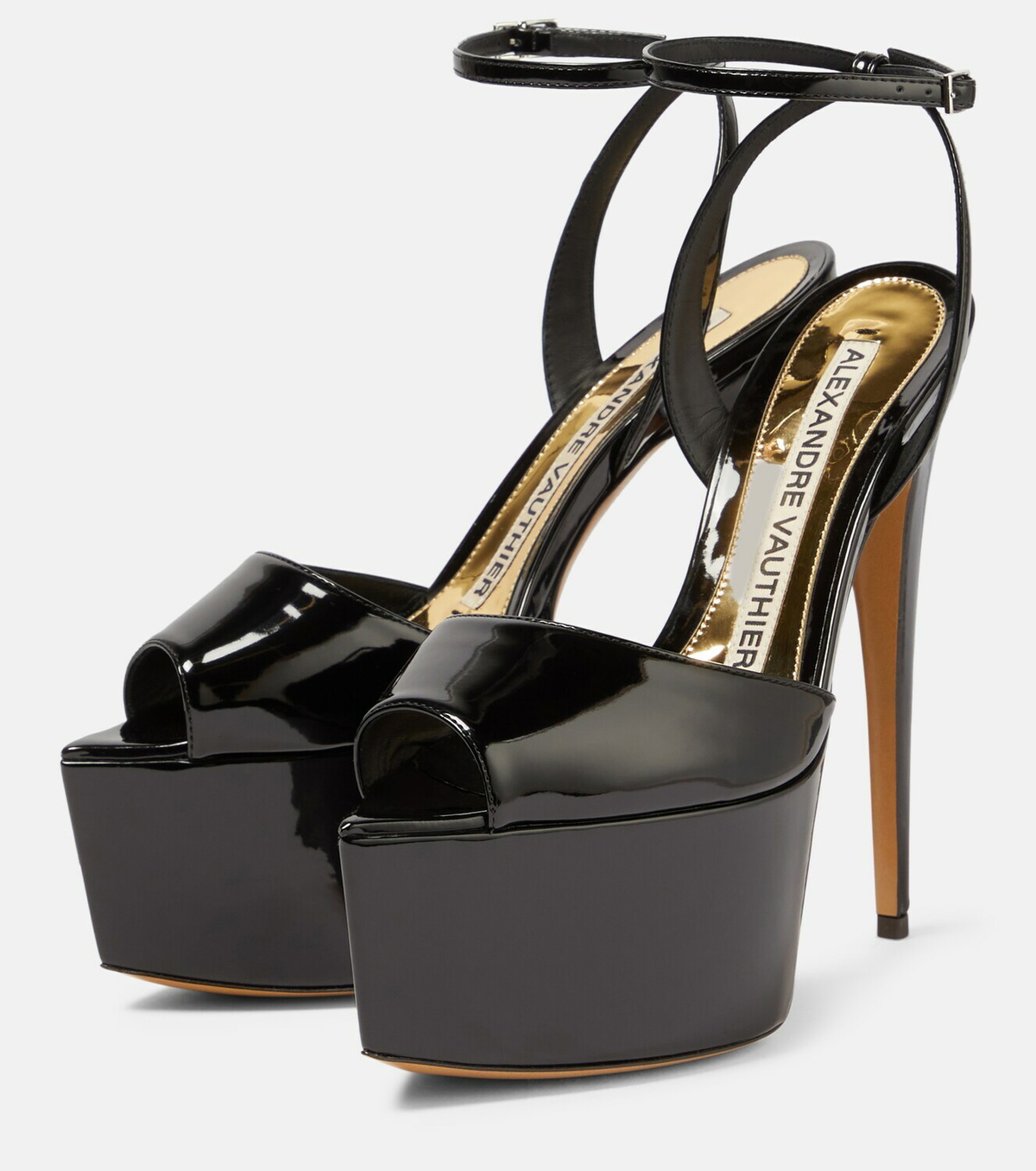 Alexandre Vauthier - Faux leather platform sandals