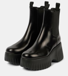 Hogan H-Stripes 651 leather-trimmed Chelsea boots