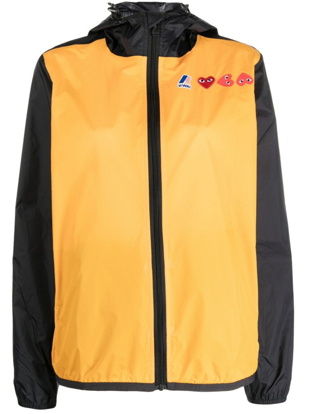 Photo: COMME DES GARCONS - Logo Hooded Windbreaker Jacket