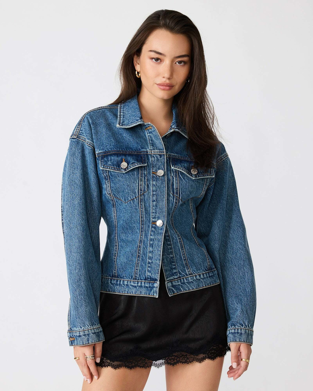Steve Madden Henrietta Jacket in Denim