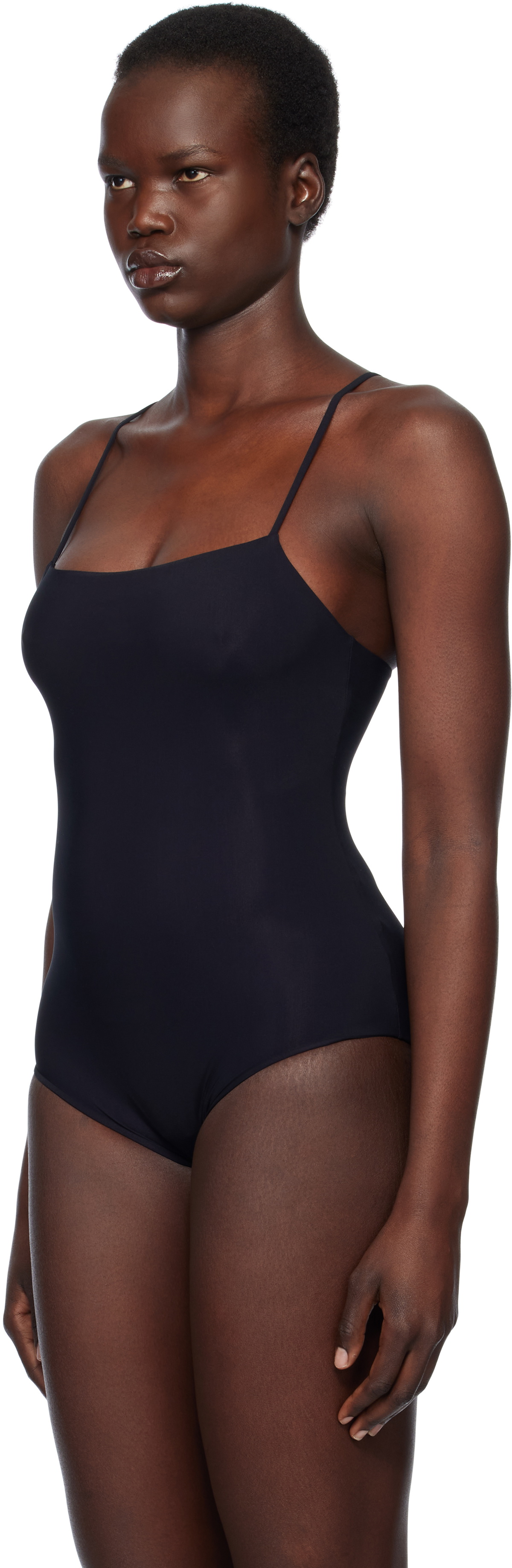 Jil Sander Black Jersey Bodysuit