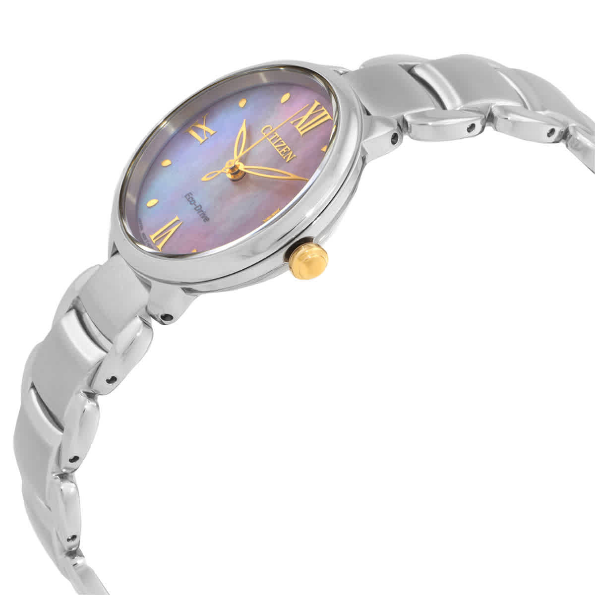 Citizen L Series Eco-Drive Mother of Pearl Dial Ladies Watch EM0927-87Y