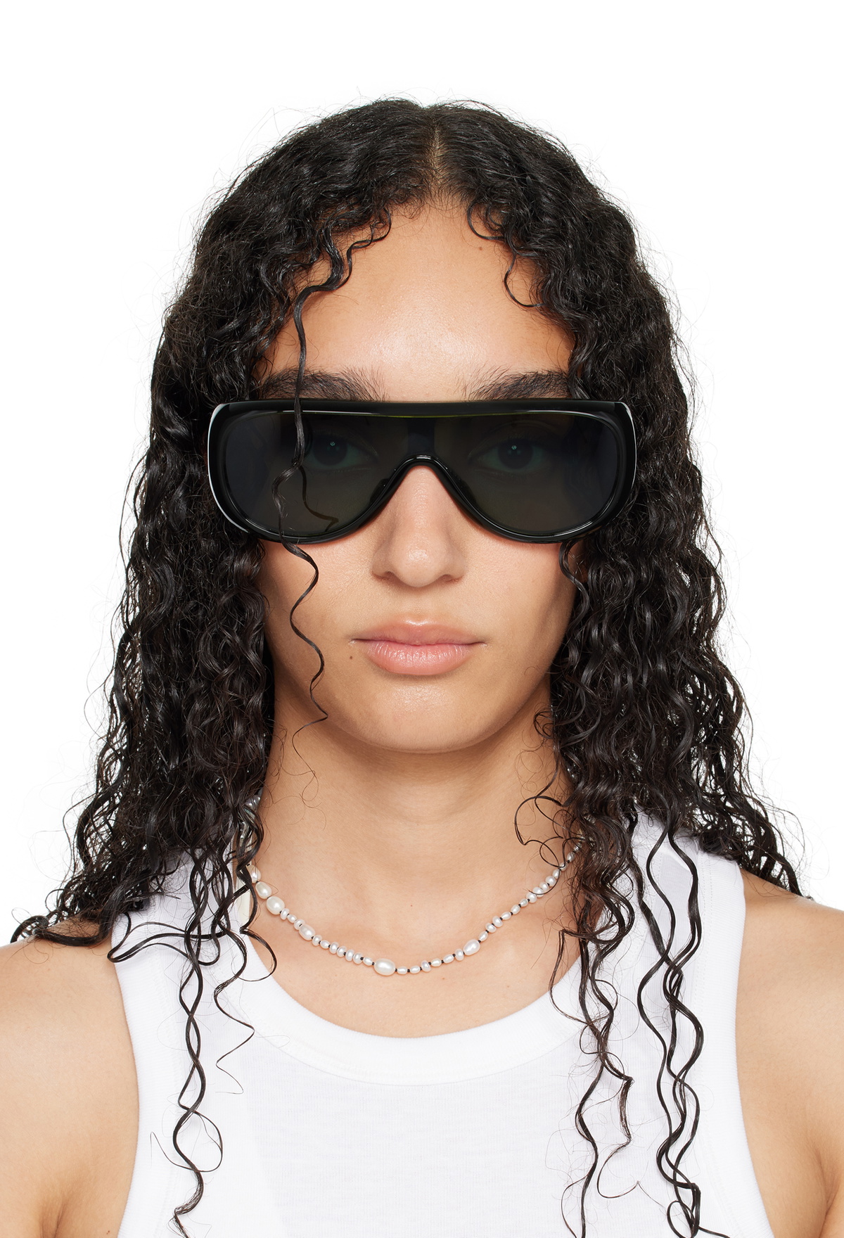 Port Tanger SSENSE Exclusive Green Sayf Sunglasses