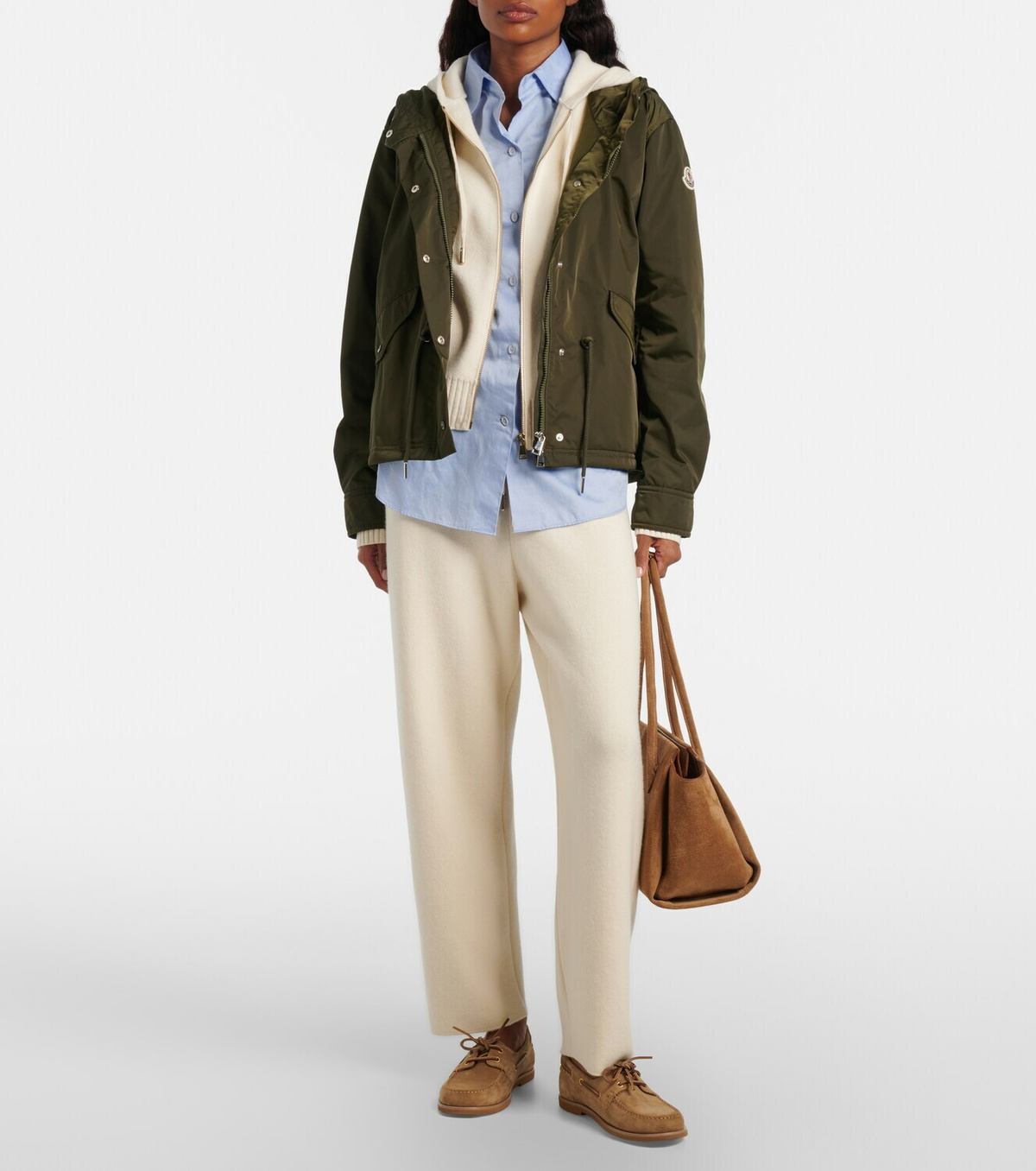 Moncler Wool and cashmere sweatpants