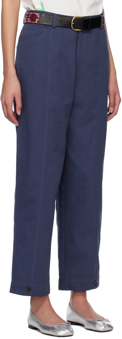 Caro Editions Blue Betty Trousers