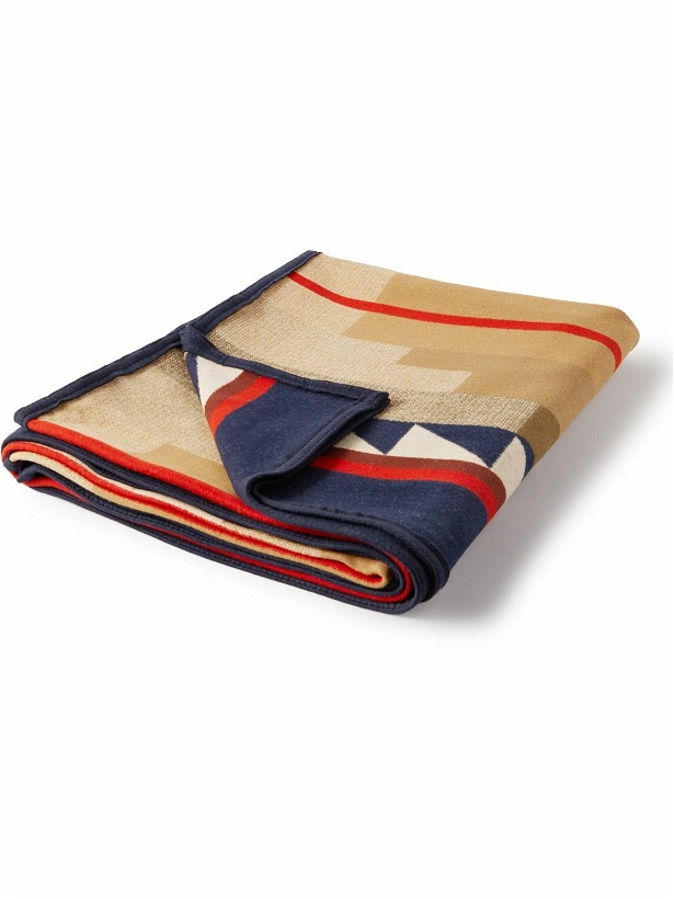 Photo: Pendleton - Medicine Bow Wool and Cotton-Blend Jacquard Blanket