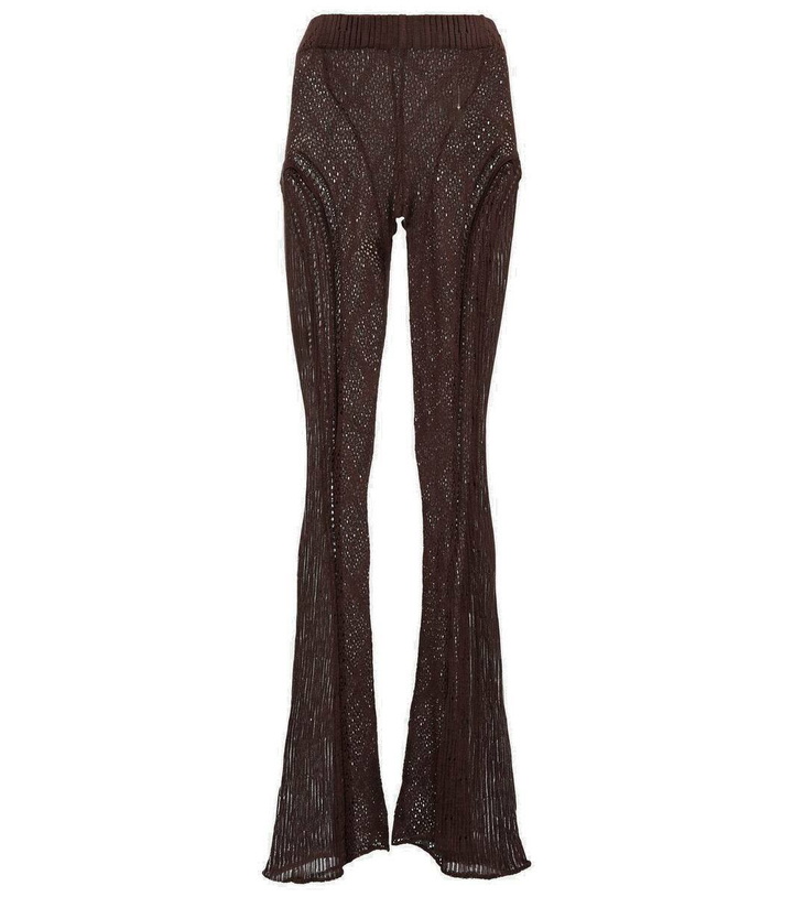 Photo: Roberta Einer Disco flared cotton knit pants