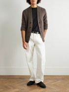 Boglioli - Brushed-Virgin Wool and Cashmere-Blend Cardigan - Brown