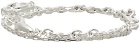 SWEETLIMEJUICE SSENSE Exclusive Silver Kamon Octa Bracelet
