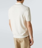 Tod's Ribbed-knit cotton polo shirt