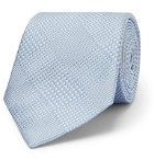 Richard James - 7cm Prince Of Wales Checked Silk-Jacquard Tie - Blue