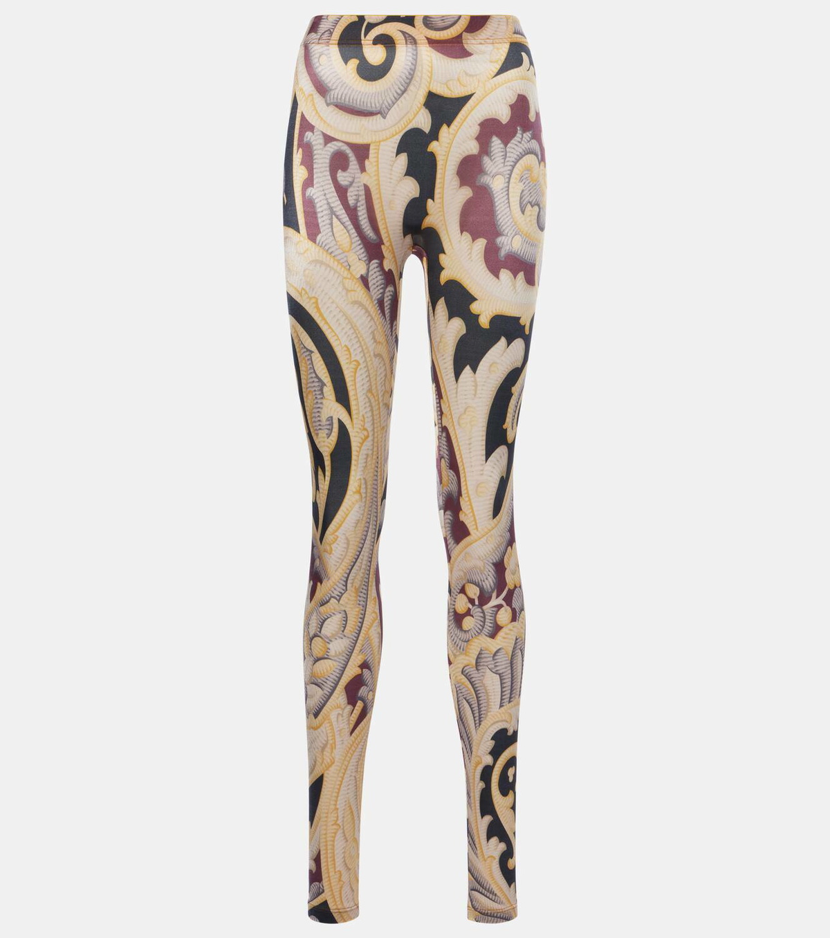Wolford x Etro Baroque paisley leggings