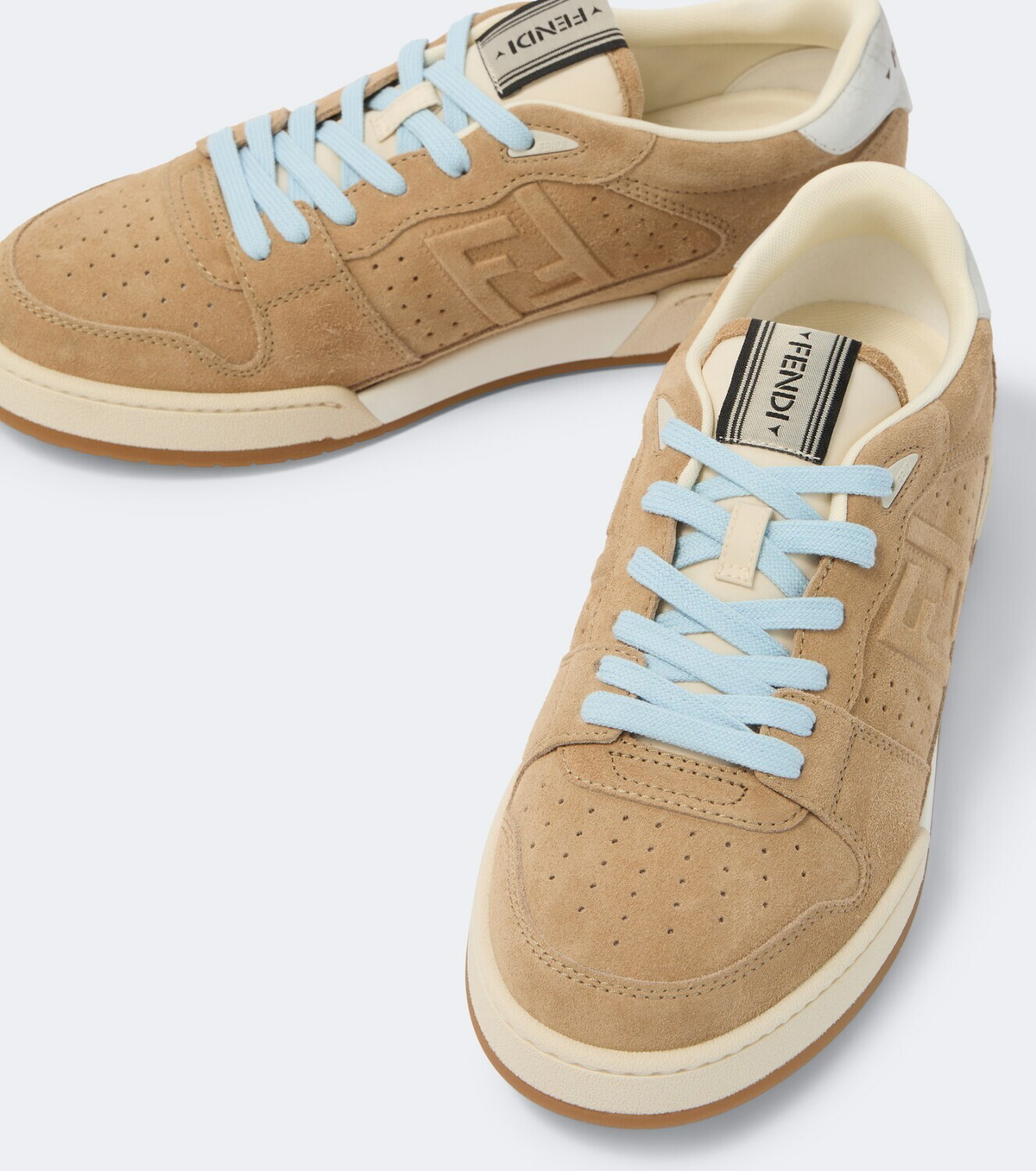 Fendi Fendi Match suede sneakers