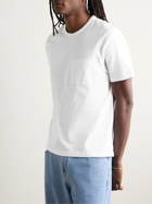 Corridor - Garment-Dyed Organic Cotton-Jersey T-Shirt - White