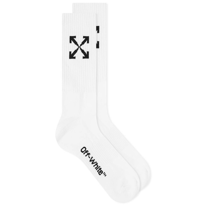 Photo: Off-White Arrow Mid Length Sock
