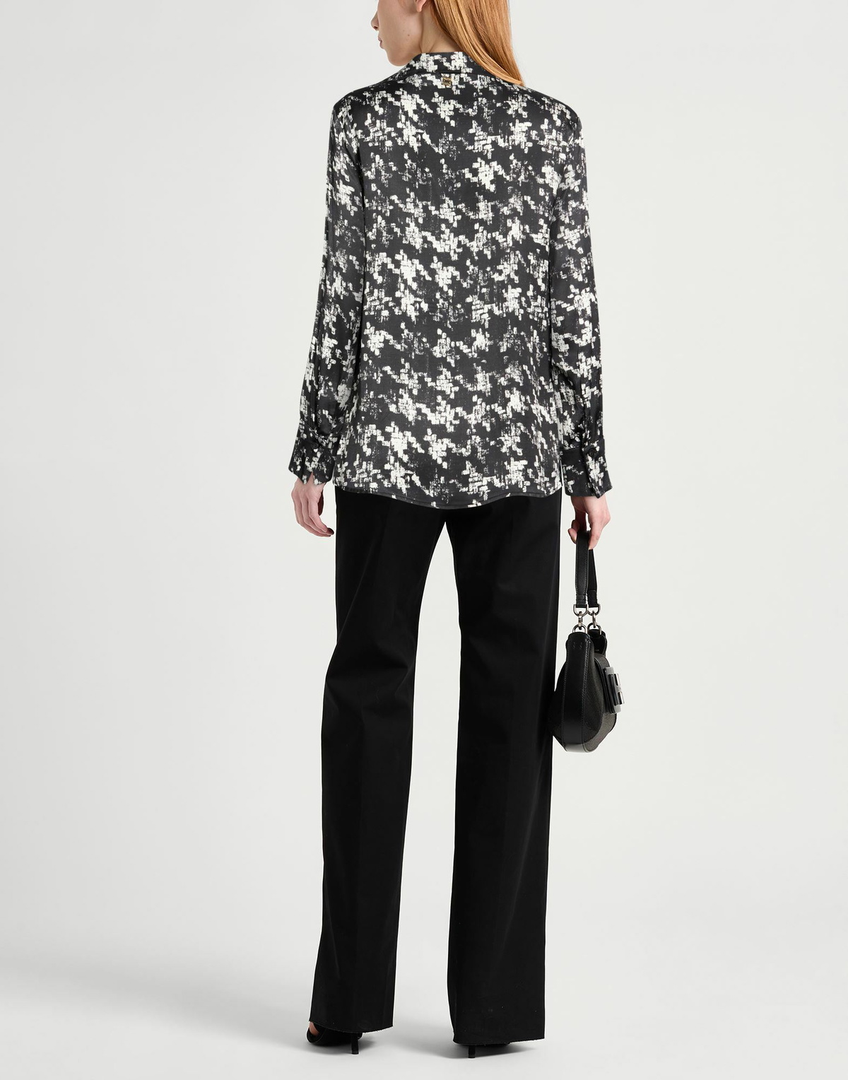 Manila Grace Womens Shirt in Black