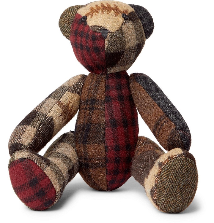 Photo: RRL - Patchwork Checked Wool Bear - Unknown