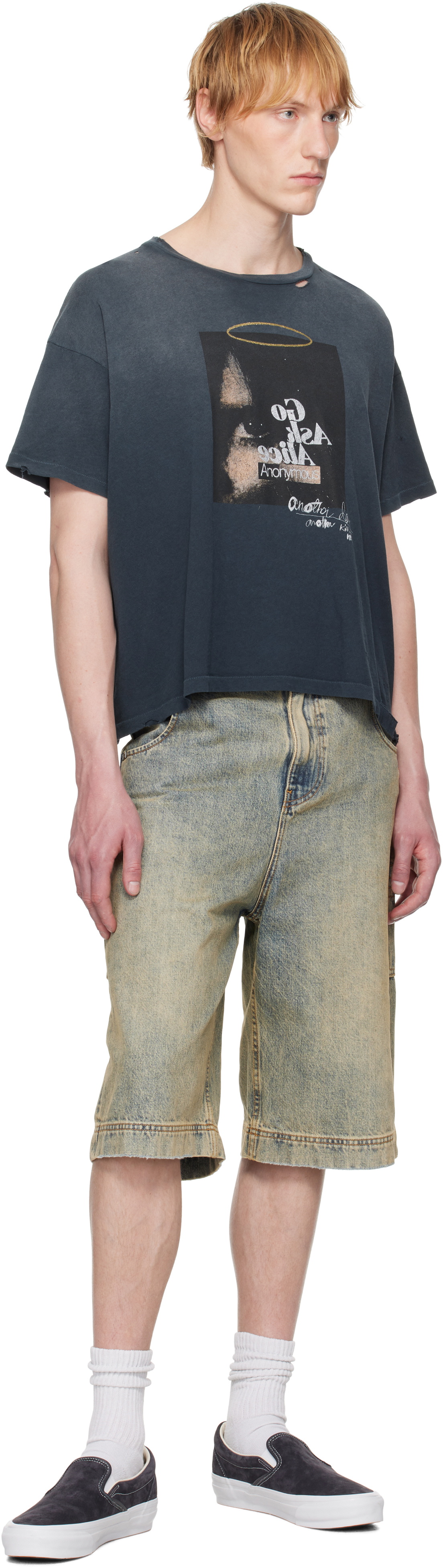 PALY Navy 'Ask Alice' T-shirt