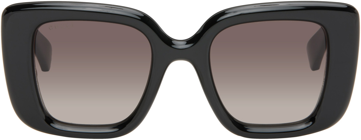 Gucci Black Butterfly Frame Sunglasses