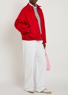 Polo Ralph Lauren Logo-embroidered Twill Jacket Red